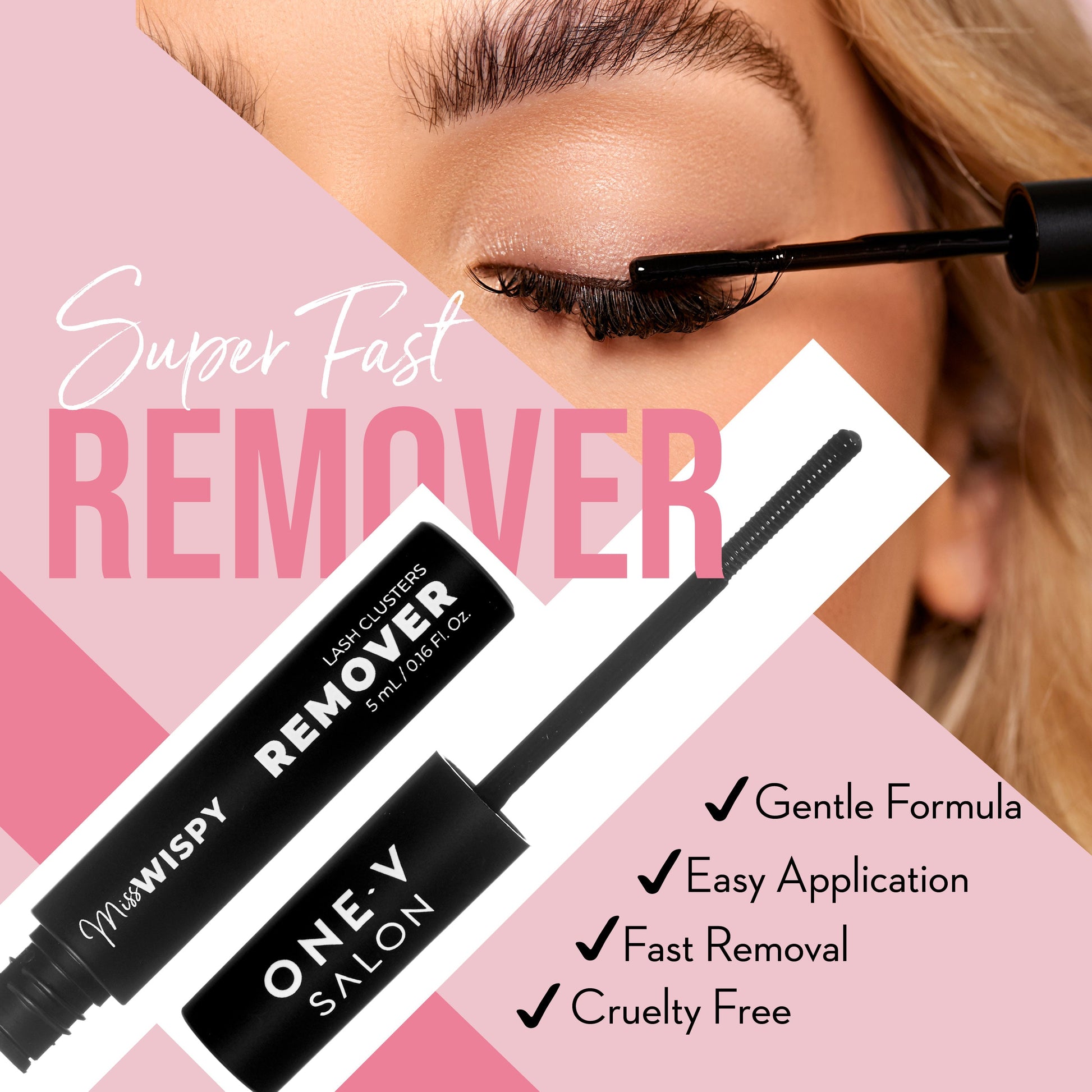 DIY Lash Cluster Kits - 30D Mega Volume Combo Kit (includes Bond & Seal, Applicator) False Eyelashes One V Salon