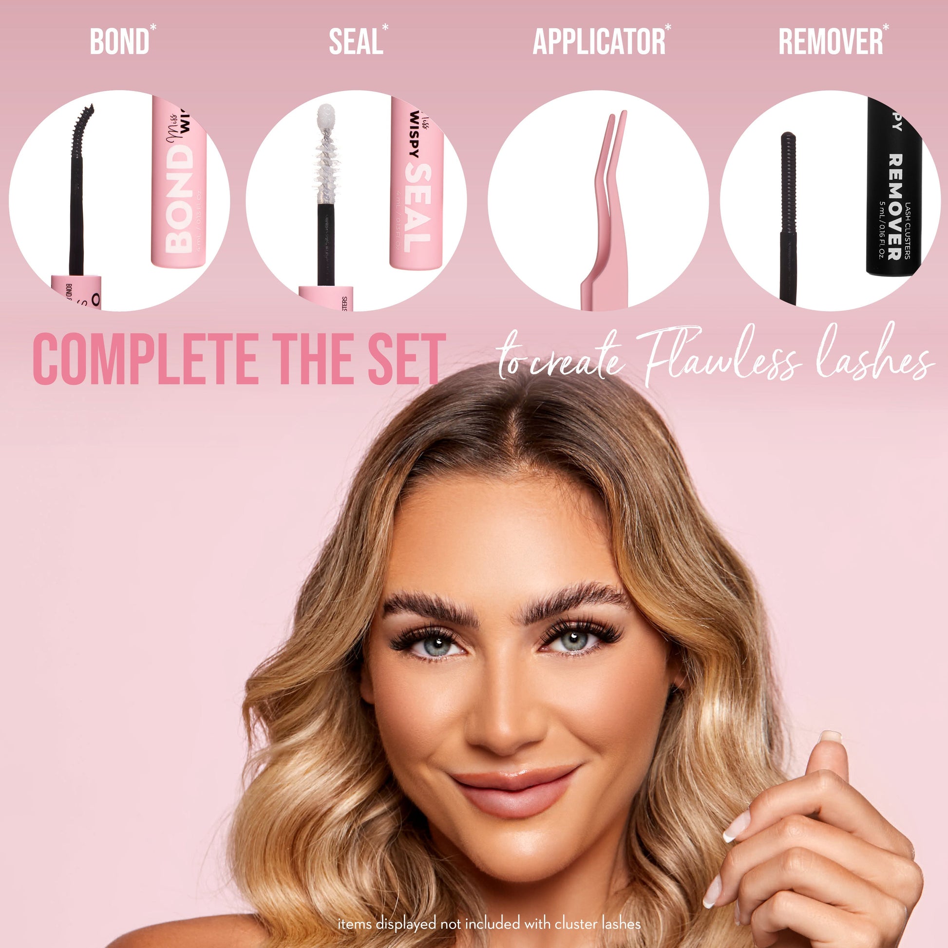 40D Mega Volume - 120 cluster lashes False Eyelashes ONE V SALON