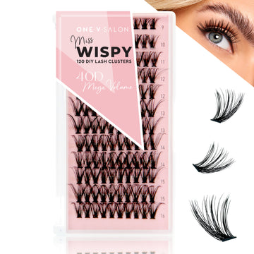 40D Mega Volume - 120 cluster lashes False Eyelashes ONE V SALON