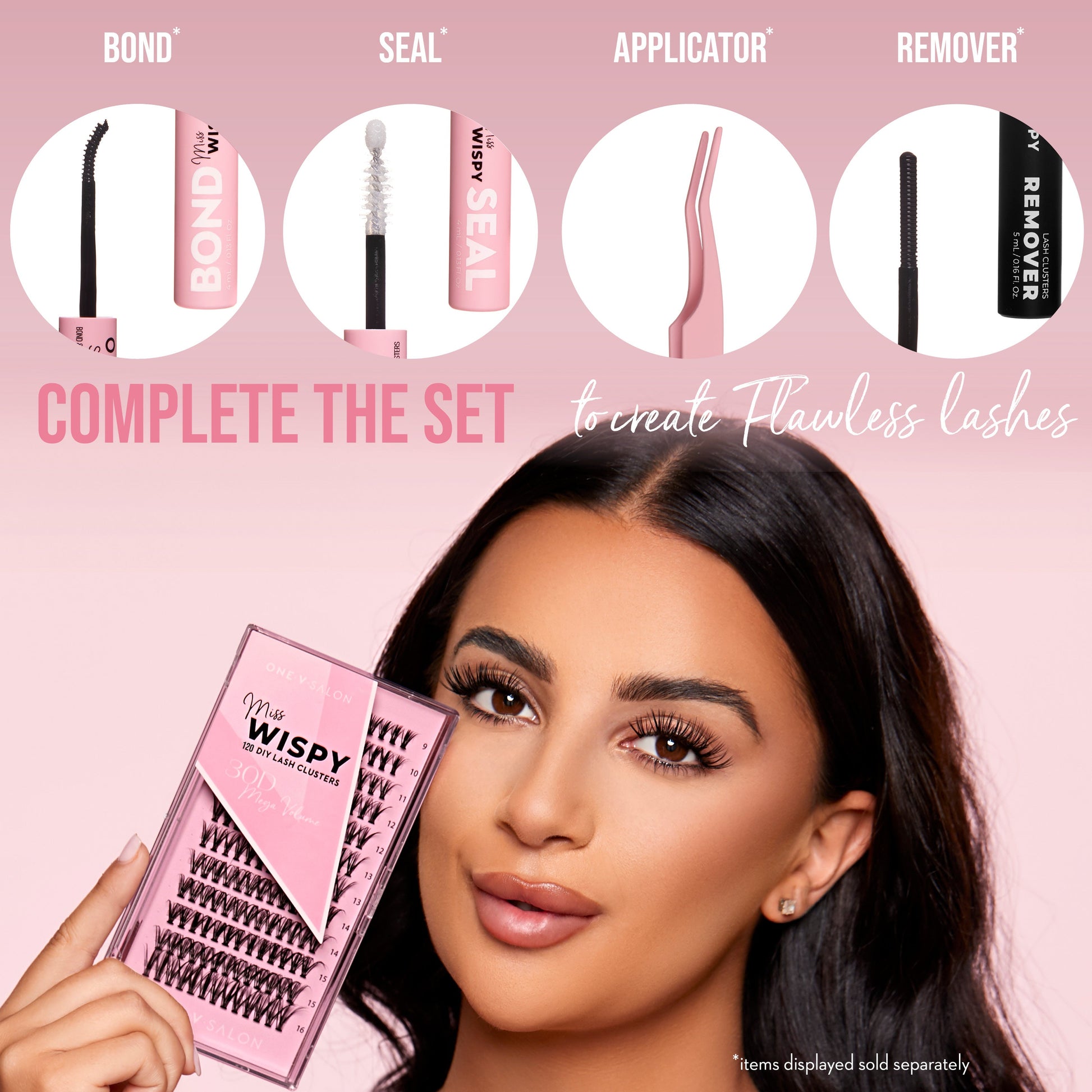 30D Mega Volume - 120 cluster lashes False Eyelashes ONE V SALON