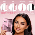 DIY Lash Cluster Kit - 30D Mega Volume - 280 Cluster Lashes False Eyelashes One V Salon
