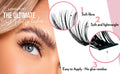 DIY Lash Cluster Kit - 40D Mega Volume Combo Kit (includes Bond & Seal, Applicator) False Eyelashes One V Salon