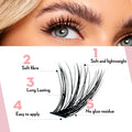 DIY Lash Cluster Kit - 40D Mega Volume Combo Kit (includes Bond & Seal, Applicator) False Eyelashes One V Salon