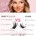 DIY Lash Cluster Glam Wisp - 96 cluster lashes False Eyelashes ONE V SALON