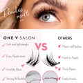DIY Cluster Lashes - Day to Night - 154 Cluster Lashes False Eyelashes ONE V SALON