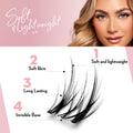 DIY Cluster Lashes - Day to Night - 154 Cluster Lashes False Eyelashes ONE V SALON