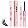 Luxe 3D Flawless -PETITE WISPY- 238 DIY Cluster Lashes Complete Kit False Eyelashes One V Salon