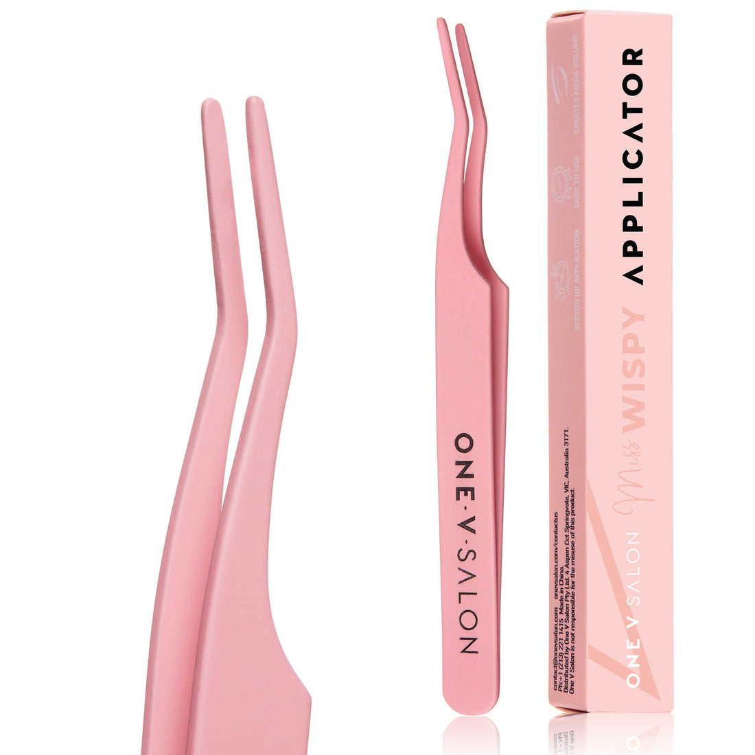 Miss Wispy Cluster Lashes - Applicator Tweezer False Eyelash Applicators One V Salon