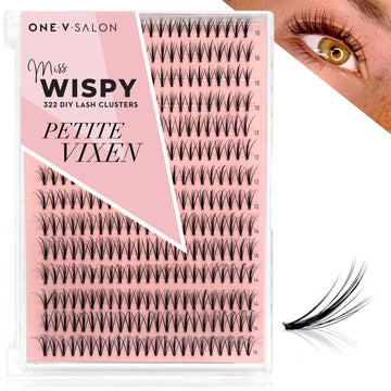 Miss Wispy Cluster lashes - Petite Vixen - 322 cluster lashes False Eyelashes ONE V SALON