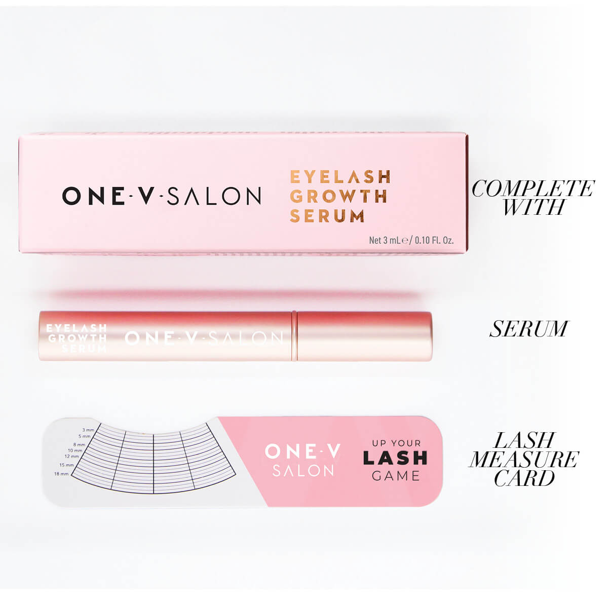 Eyelash Growth Serum Lash & Brow Growth Treatments One V Salon