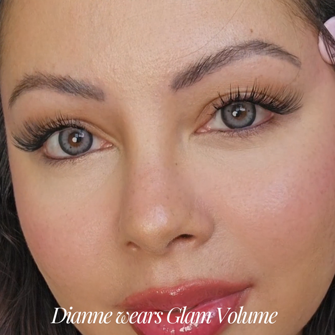 Luxe 3D Flawless -Glam Volume - 154 DIY Cluster Lashes Complete Kit False Eyelashes One V Salon