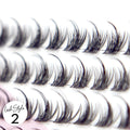 Miss Wispy Cluster Lashes - 77 Clusters Style 2 Pointed Wispies False Eyelashes One V Salon