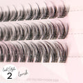 Miss Wispy Cluster Lashes - No Glue - 30 Clusters False Eyelashes One V Salon