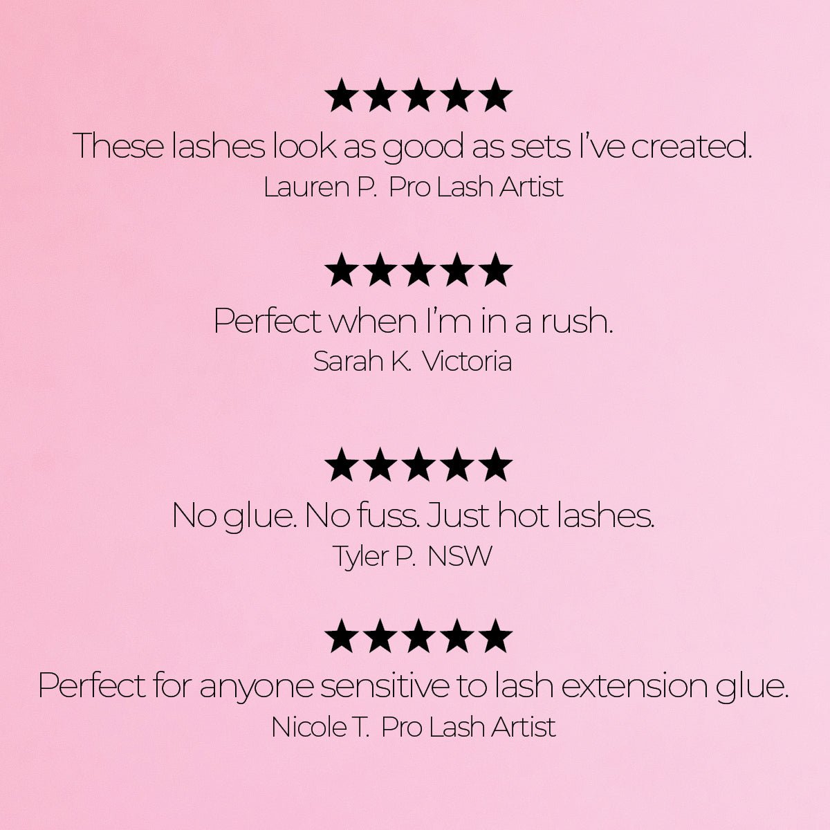 Miss Wispy Cluster Lashes - No Glue - 30 Clusters False Eyelashes One V Salon