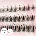 Miss Wispy Cluster Lashes - No Glue - 30 Clusters False Eyelashes One V Salon