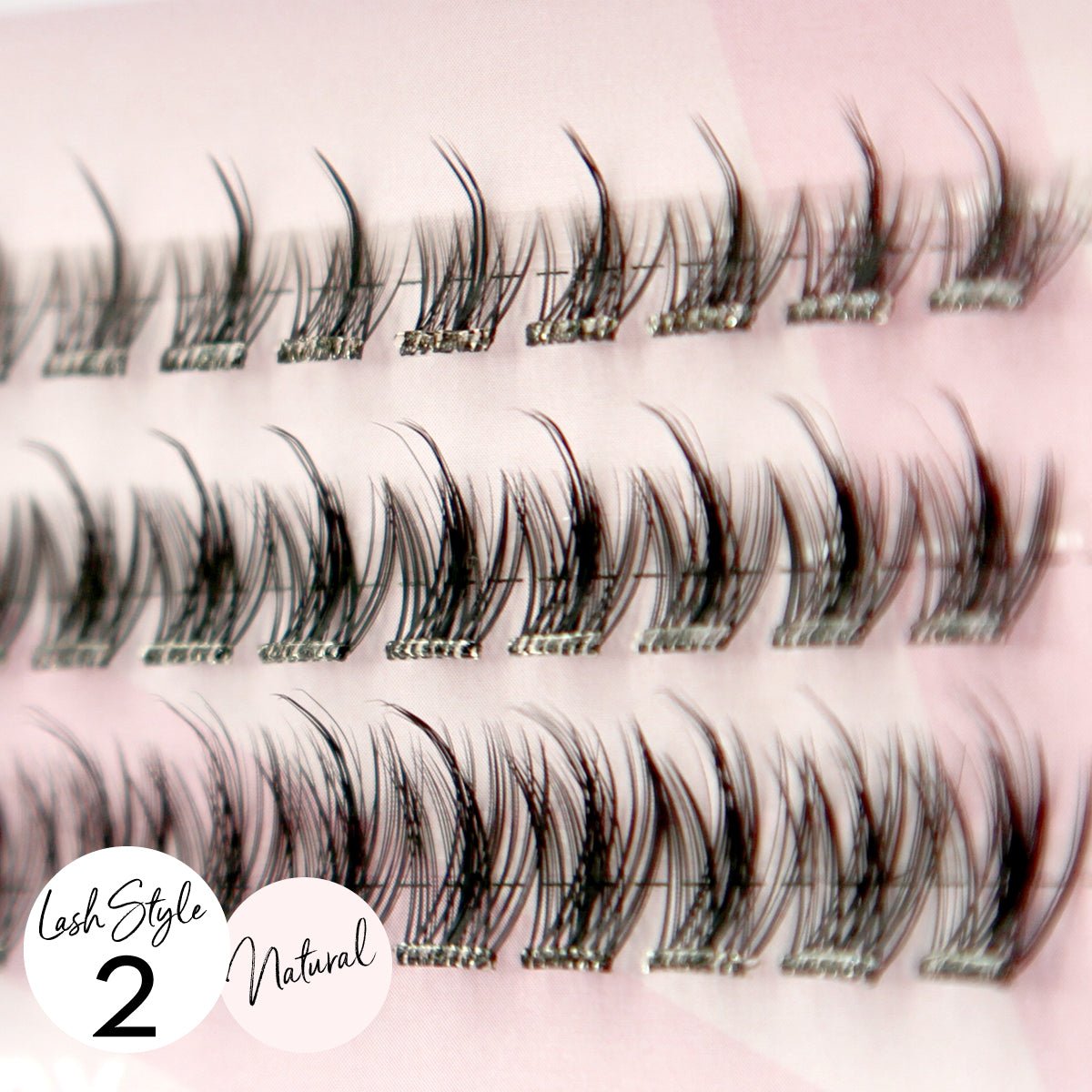 Miss Wispy Cluster Lashes - No Glue - 30 Clusters False Eyelashes One V Salon