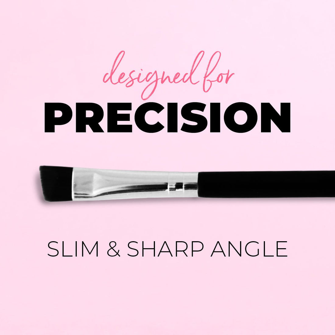 Precision Eyebrow Brush Dual Ended . Eyebrow Enhancers ONE V SALON