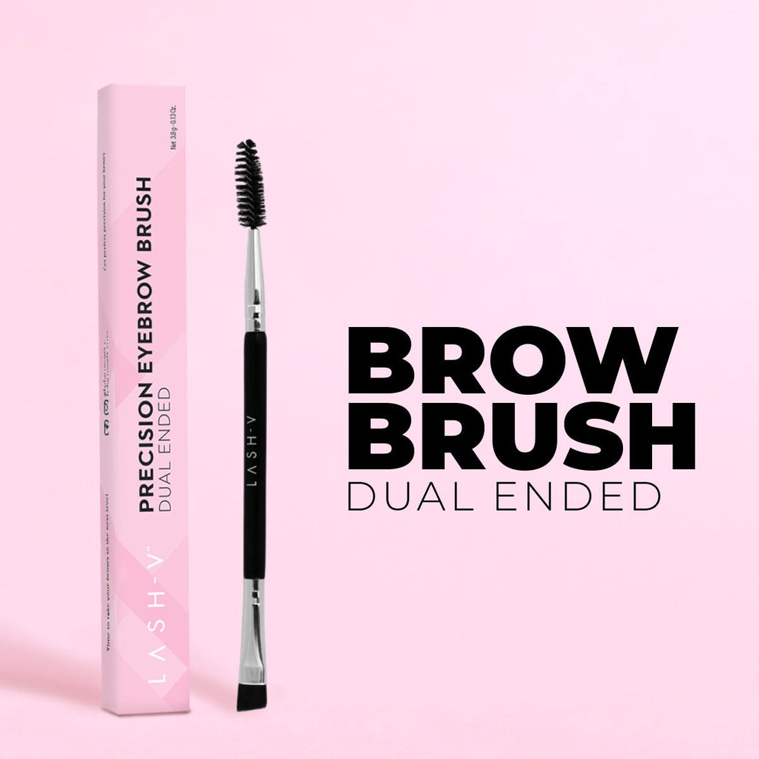 Precision Eyebrow Brush Dual Ended . Eyebrow Enhancers ONE V SALON