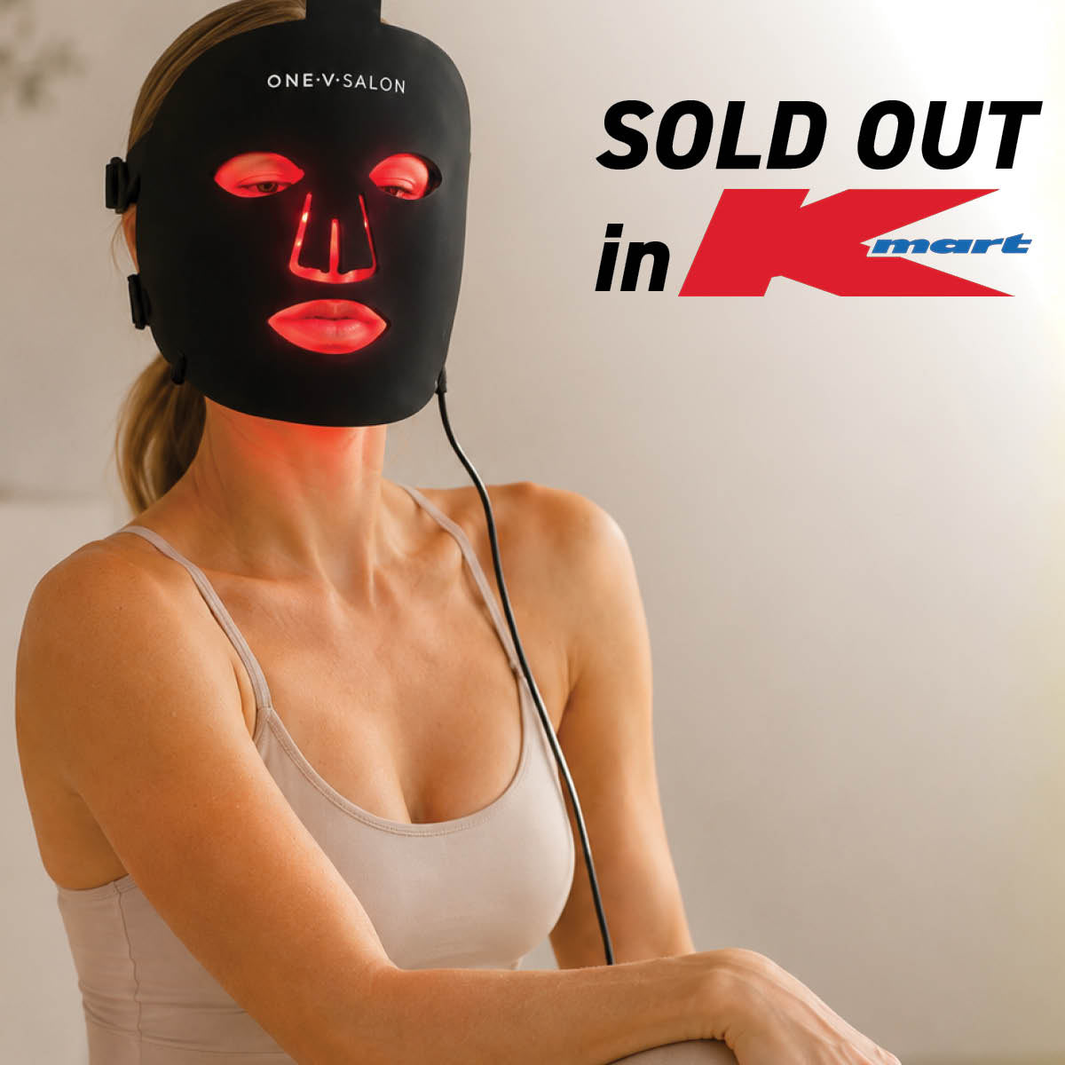 One V Salon LED Light Therapy Face Mask – 8-in-1 Skincare Device LED Face Mask ONE V SALON