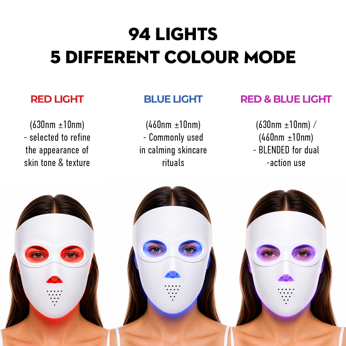 3D LED Contouring Face Mask LED Face Mask ONE V SALON