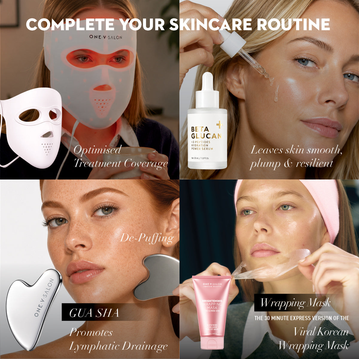 3D LED Contouring Face Mask LED Face Mask ONE V SALON