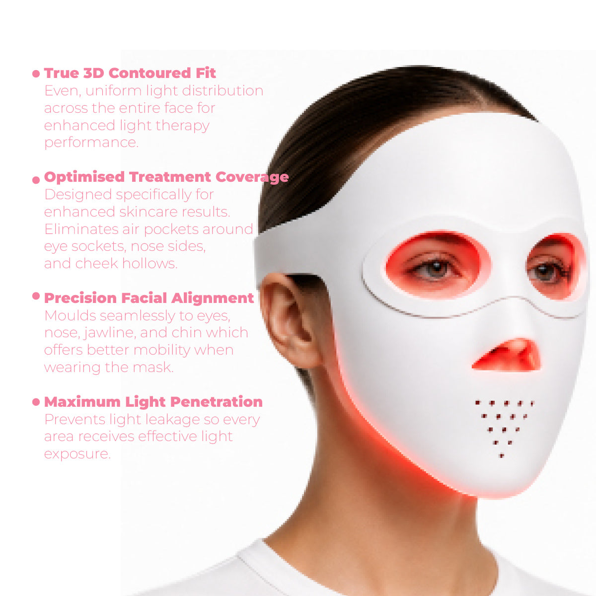 3D LED Contouring Face Mask LED Face Mask ONE V SALON