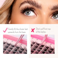 DIY Lash Cluster - 40D With Bond and Seal Kit False Eyelashes ONE V SALON