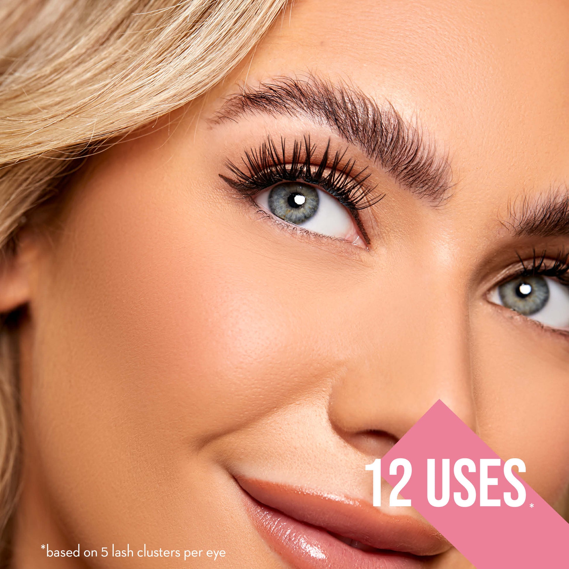 DIY Lash Cluster - 40D With Bond and Seal Kit False Eyelashes ONE V SALON