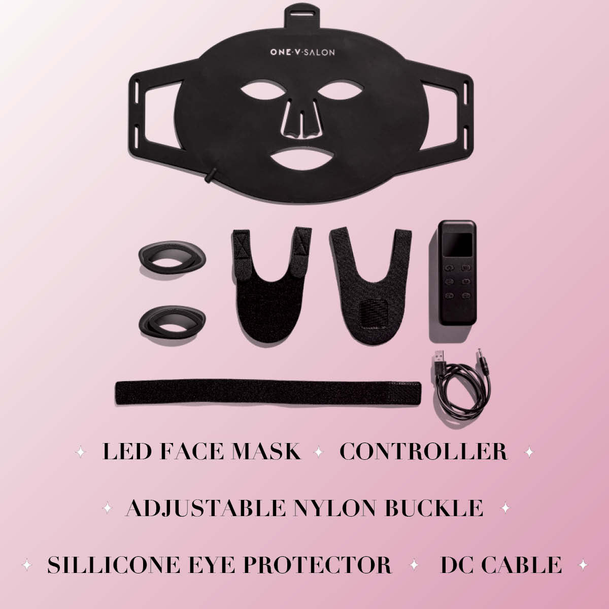 LED Light Therapy Face Mask – At-Home Skin Care Device - ONE V SALON