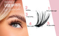 DIY Lash Cluster Kit - 40D Mega Volume Complete Kit (includes Bond & Seal, Applicator, Remover) False Eyelashes One V Salon