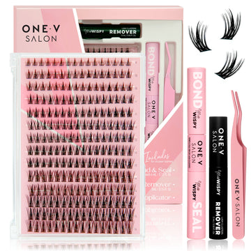 DIY Lash Cluster Complete Kit - Glam Wisp False Eyelashes LASH V