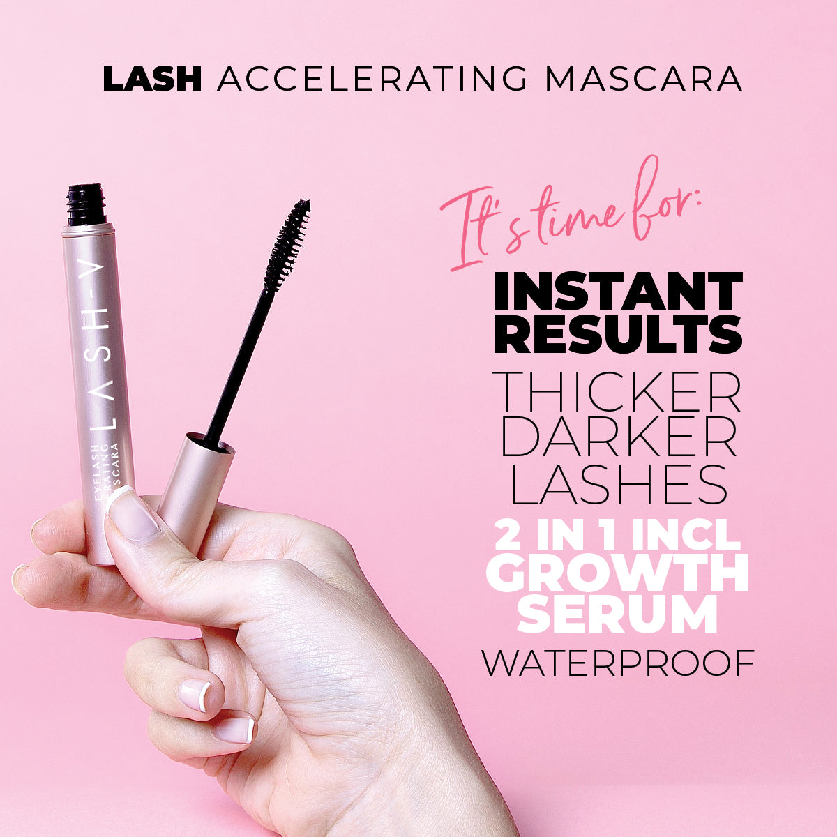 Indulgence Lash & Brow Growth Kit - Lash & Brow Growth Serums + Mascara +Brow Soap Lash & Brow Growth Treatments LASH V