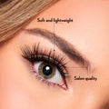 DIY Lash Cluster - Glam Wisp With Bond and Seal Kit False Eyelashes ONE V SALON