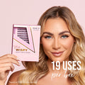 Luxe 3D Flawless -PETITE WISPY- 238 DIY Cluster Lashes With Bond and Seal Kit False Eyelashes ONE V SALON