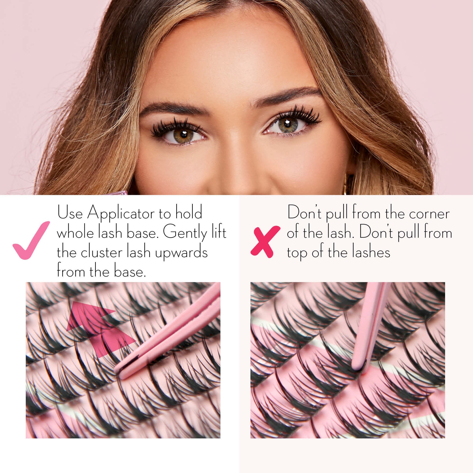 DIY Lash Cluster- Glam Wisp False Eyelashes LASH V