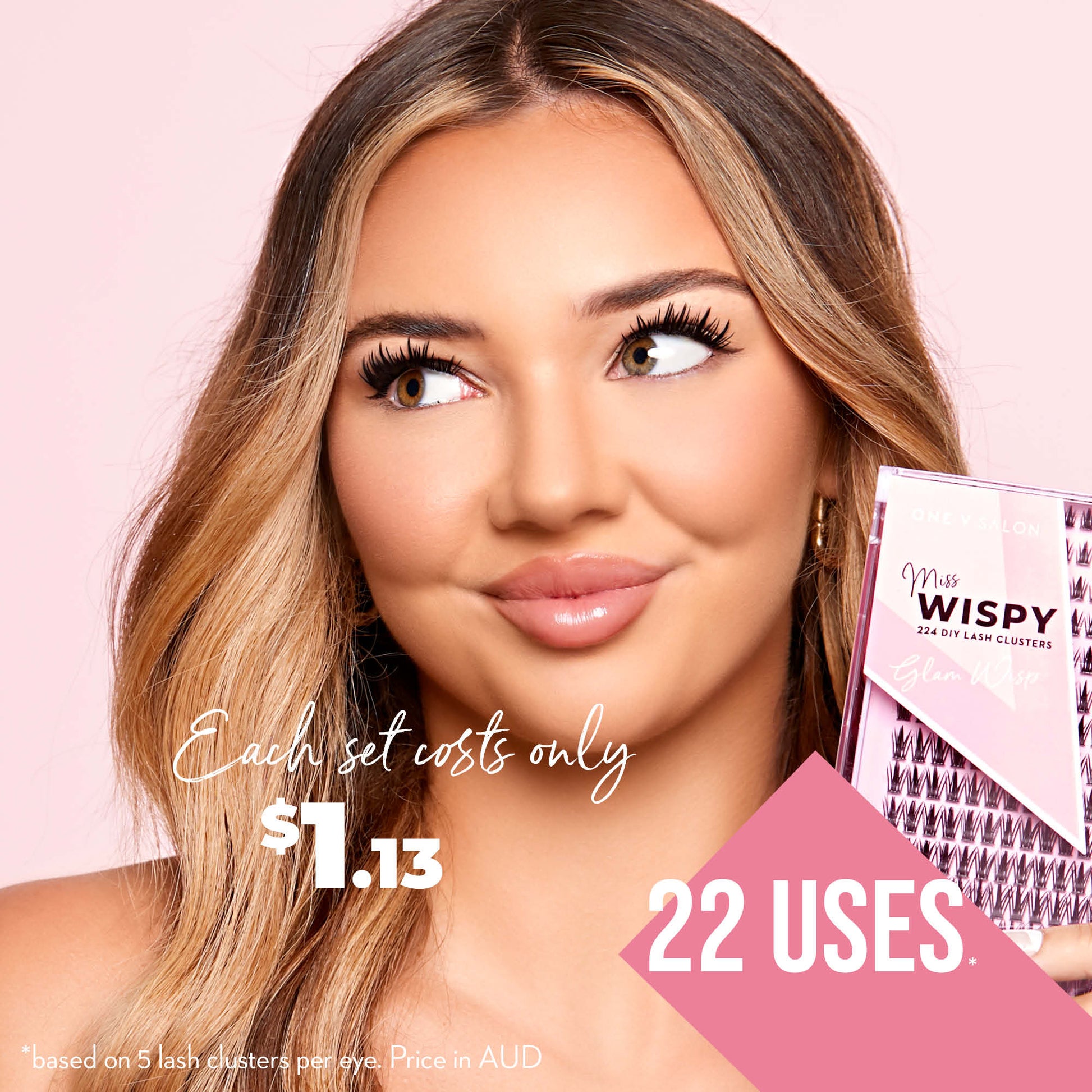 DIY Lash Cluster- Glam Wisp False Eyelashes LASH V
