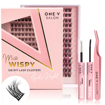 Luxe 3D Flawless - Girls Night - 168 DIY Cluster Lashes Combo Kit False Eyelashes One V Salon