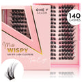 Luxe 3D Flawless - Fox Eye - 140 DIY Cluster Lashes Complete Kit False Eyelashes One V Salon   