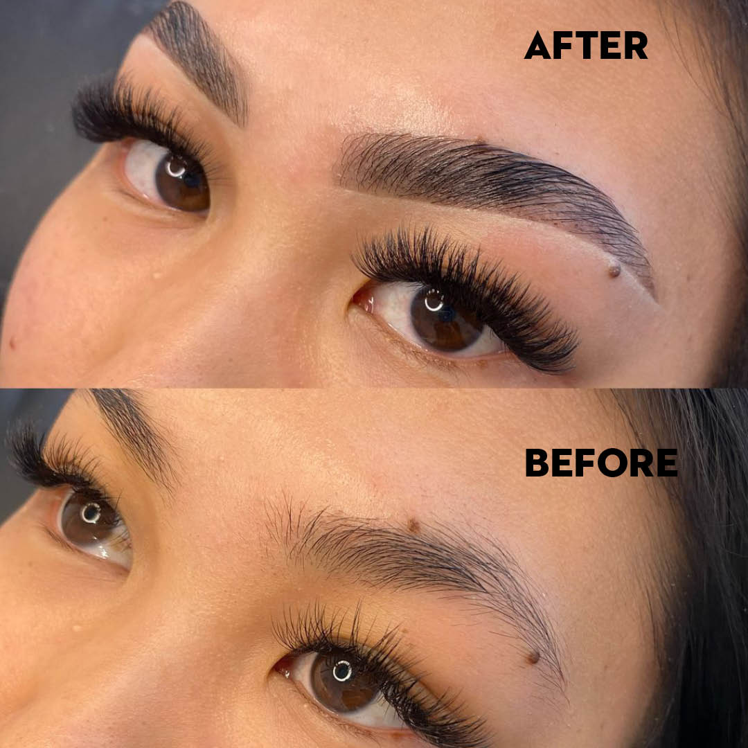 Brow Liquid Dye Complete Combo Kit - X5 colours Eyebrow Enhancers LASH V