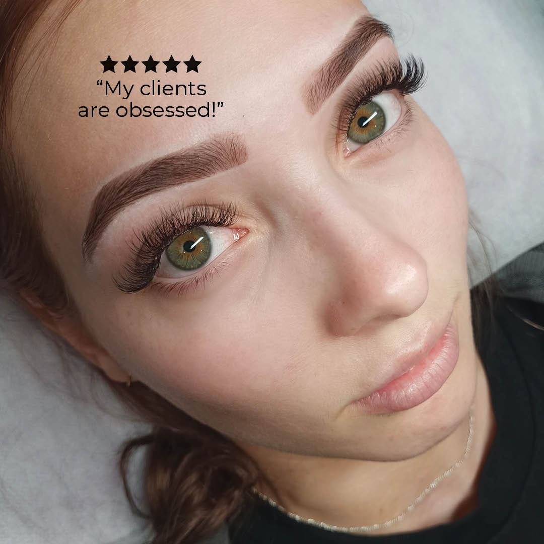 Brow Liquid Dye Complete Combo Kit - X5 colours Eyebrow Enhancers LASH V