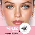 Cloud 9 Animate Press-On Pre-glued Cluster Lashes & Applicator False Eyelashes ONE V SALON
