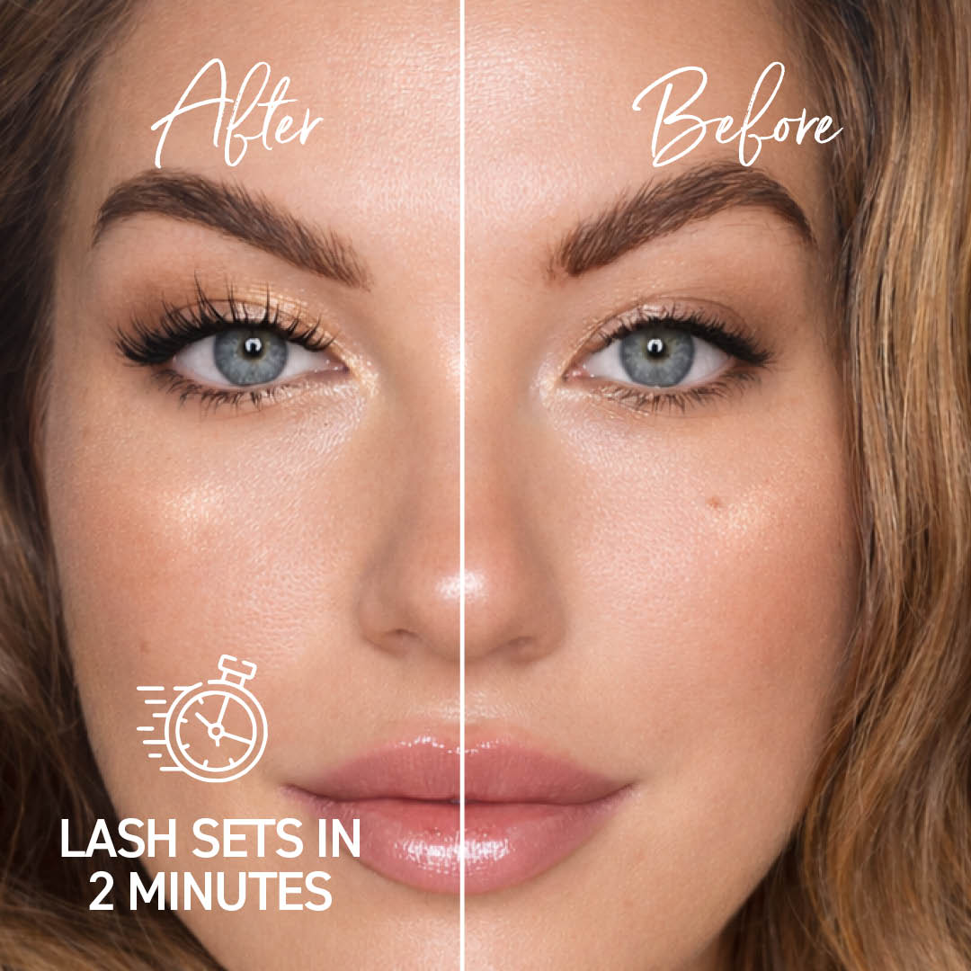 Cloud 9 Animate Press-On Pre-glued Cluster Lashes & Applicator False Eyelashes ONE V SALON