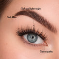 Cloud 9 Animate Press-On Pre-glued Cluster Lashes & Applicator False Eyelashes ONE V SALON