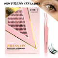 Day to Night Press-On Pre-Glued Wispy Cluster Lashes & Applicator False Eyelashes ONE V SALON