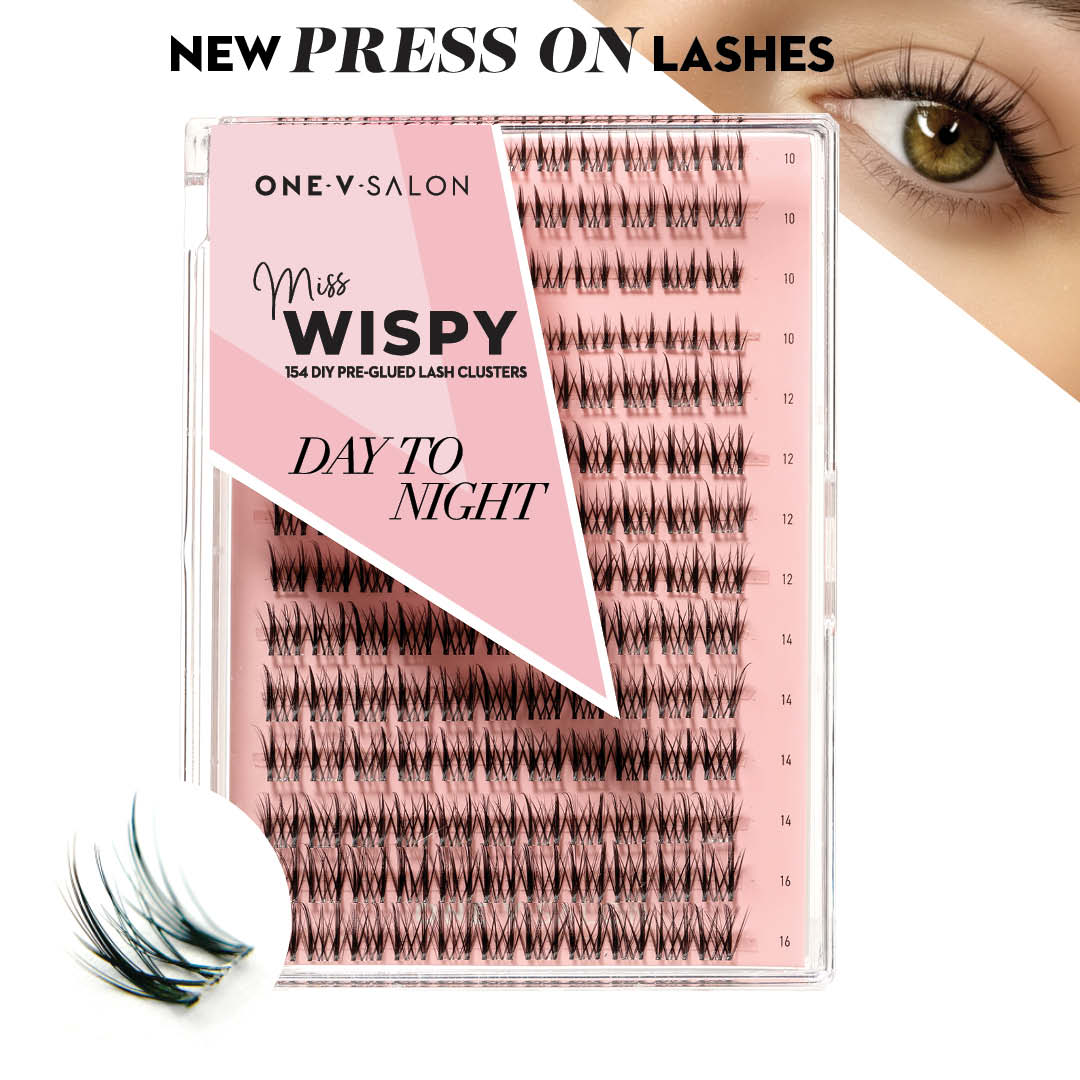 Miss Wispy Press On Pre-glued Under-lashes Cluster Lashes