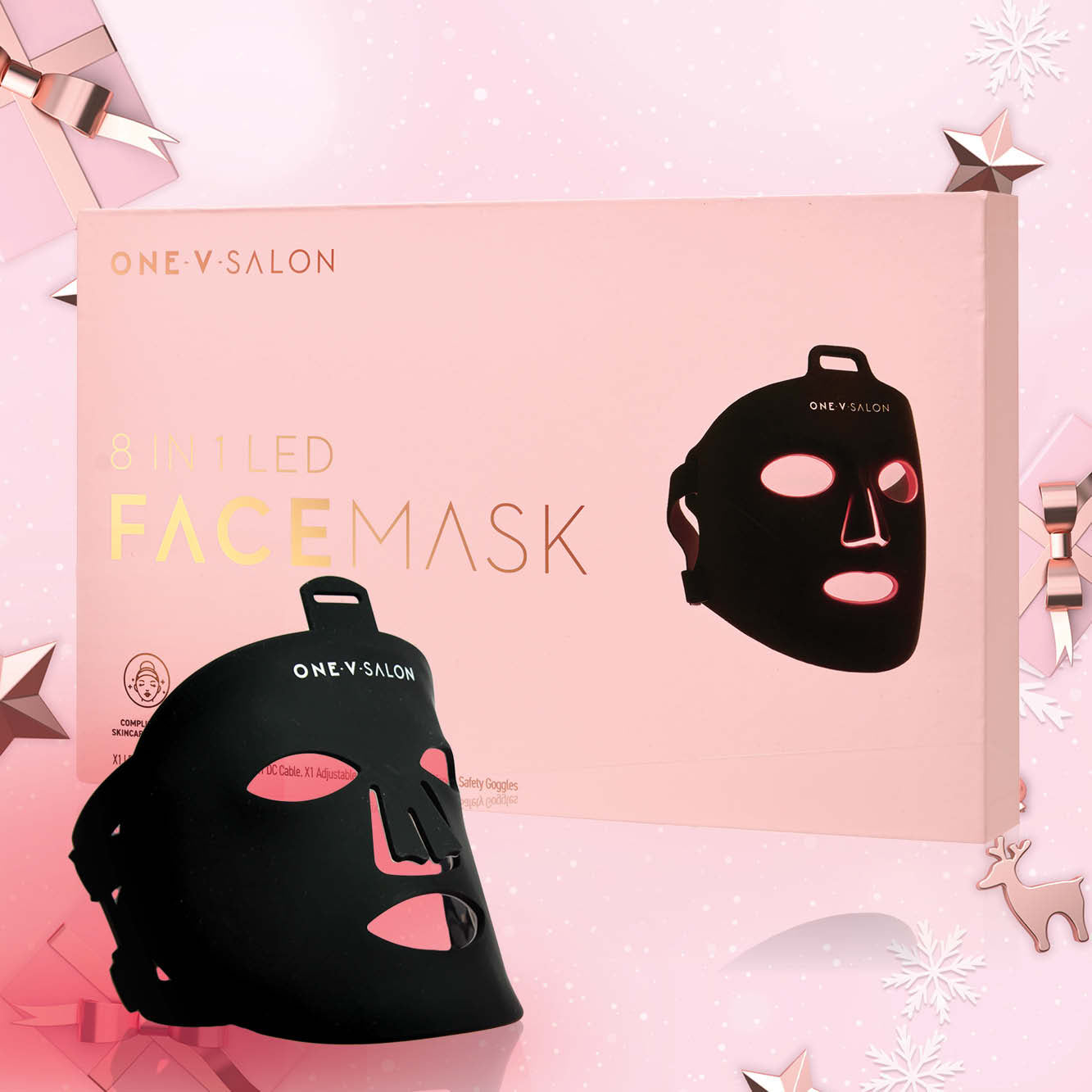 LED Light Therapy Face Mask LED Face Mask ONE V SALON