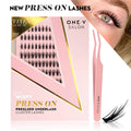 Vixen Press On Pre-glued Under-lashes Cluster Lashes & Applicator False Eyelashes ONE V SALON