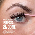 Vixen Press On Pre-glued Under-lashes Cluster Lashes & Applicator False Eyelashes ONE V SALON