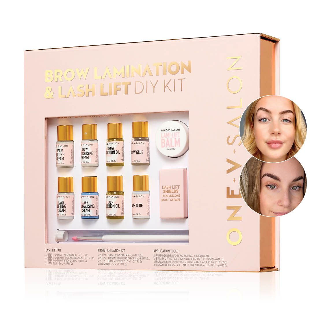 DIY Brow Lamination & Lash Lift Kit Brow Lamination & Lash Lift Kit ONE V SALON