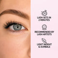 Camellia Wispy Press-On Pre-glued Cluster Lashes & Applicator False Eyelashes ONE V SALON